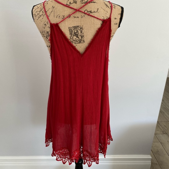 Red Lace Free People - Picture 10 of 12